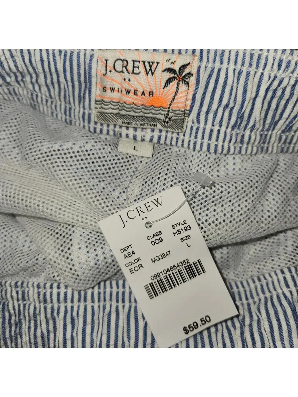 J.Crew Crab Swim Trunks